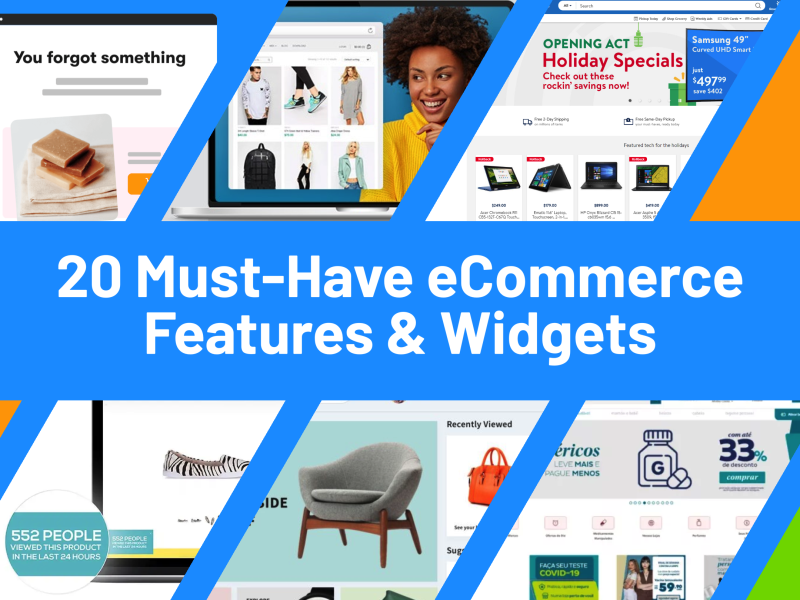 eCommerce growth strategy with features and widgets